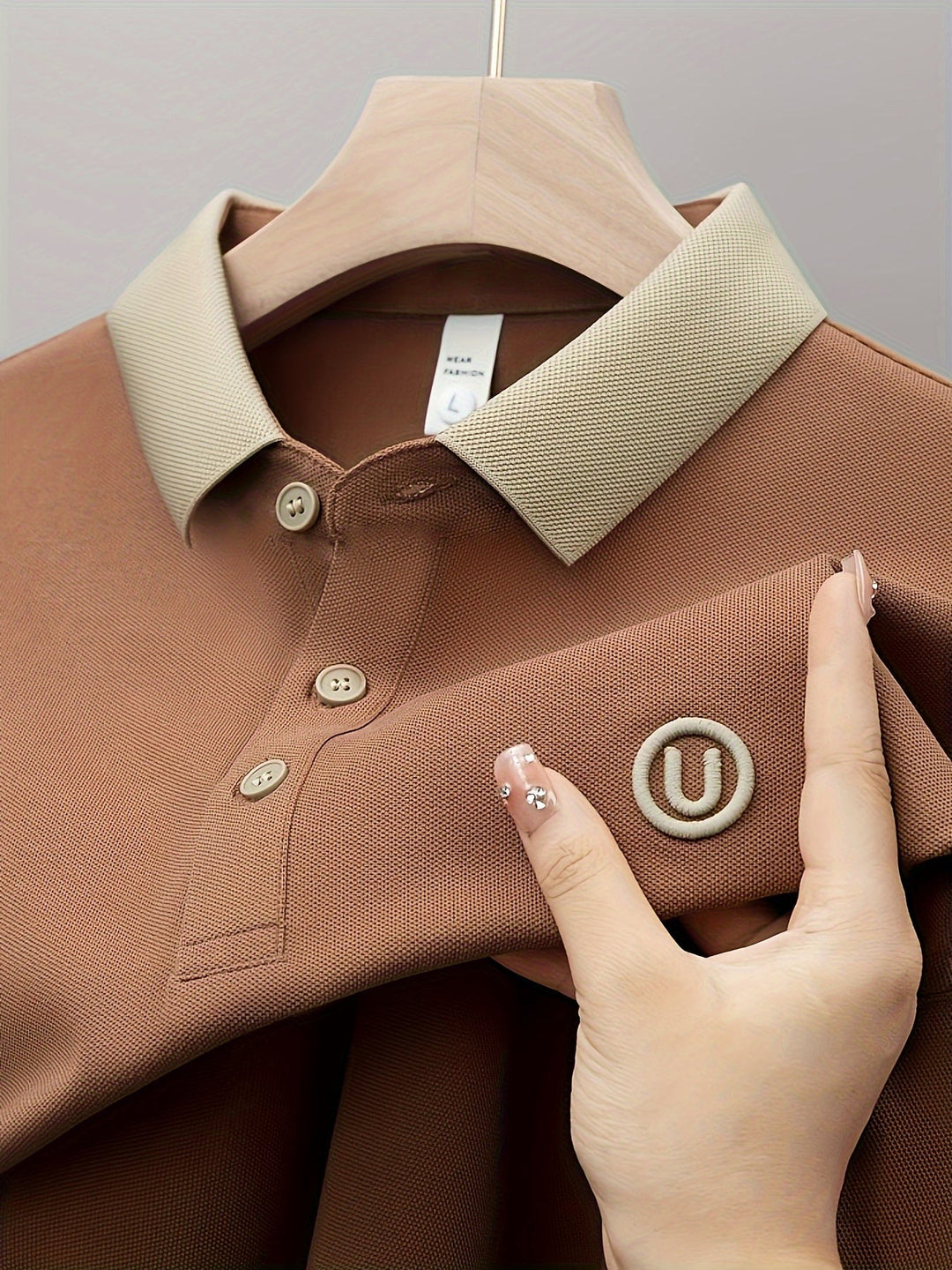 Finn | Besticktes Polo-Shirt für Herren mit kurzen Ärmeln