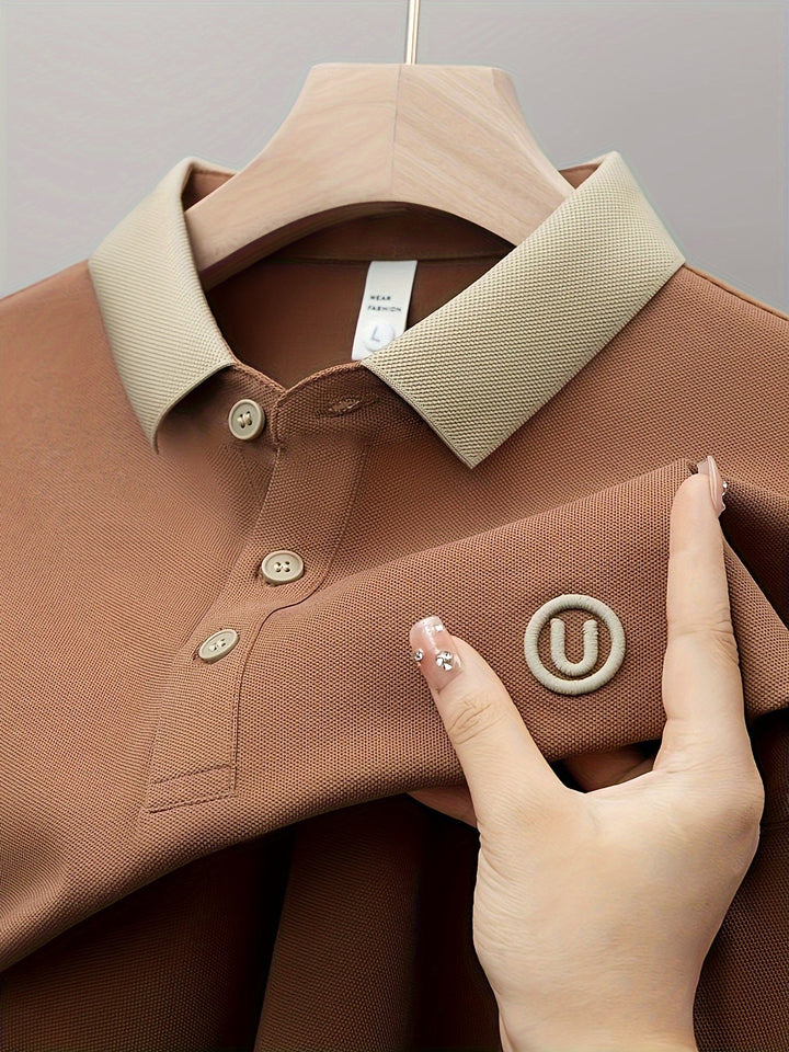 Finn | Besticktes Polo-Shirt für Herren mit kurzen Ärmeln