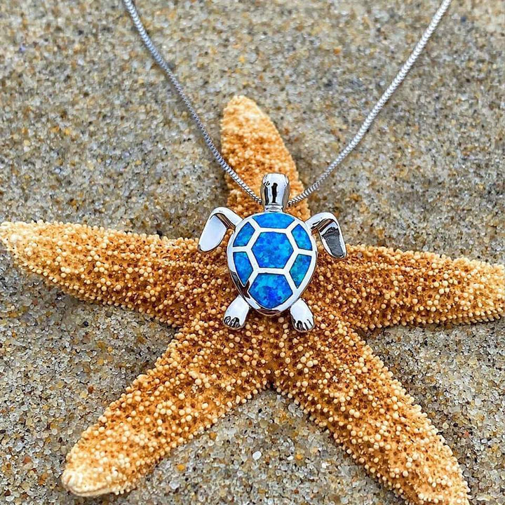 Opal Schildkröte Schmuckset für Damen