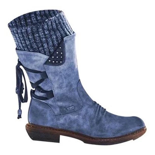 Valeria | Wasserdichte Stiefel für Damen mit Reißverschluss An Der Wade