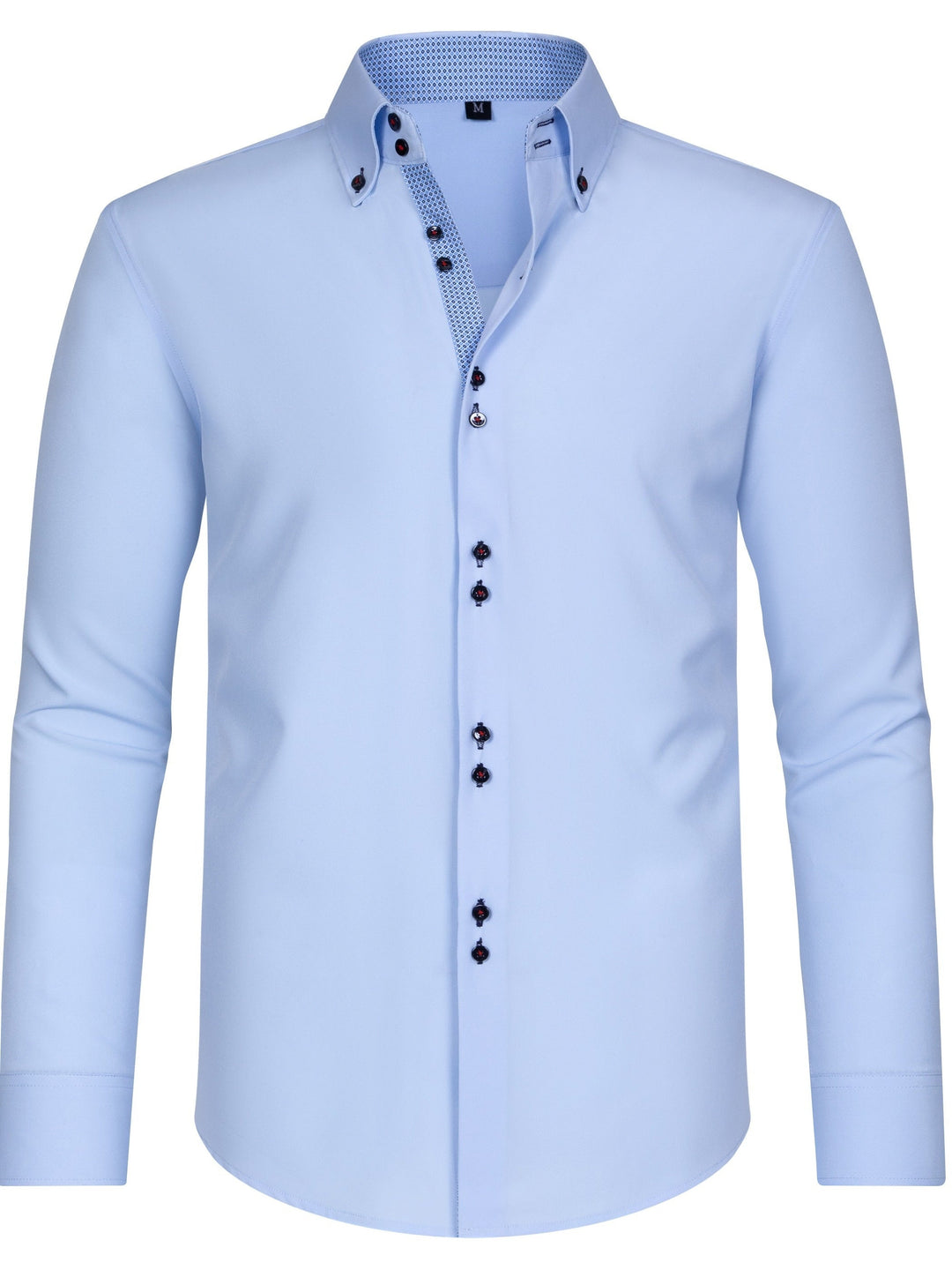 Nico | Herren-Hemd mit stilvollem Button-Up, langen Ärmeln und Blumenmuster