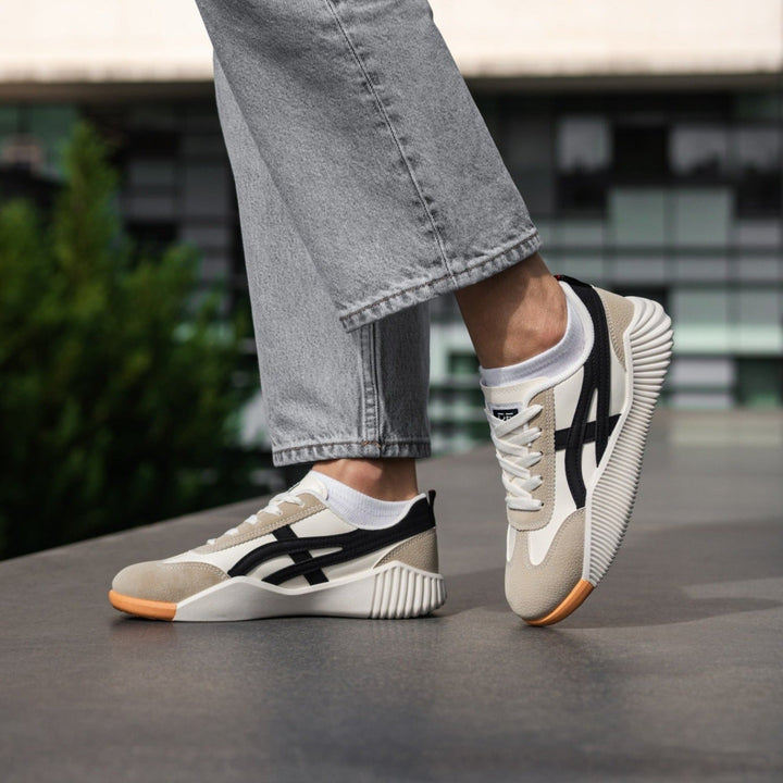 DeFlorance | Ultrabequeme Vintage Sneaker für Damen mit flachem Absatz