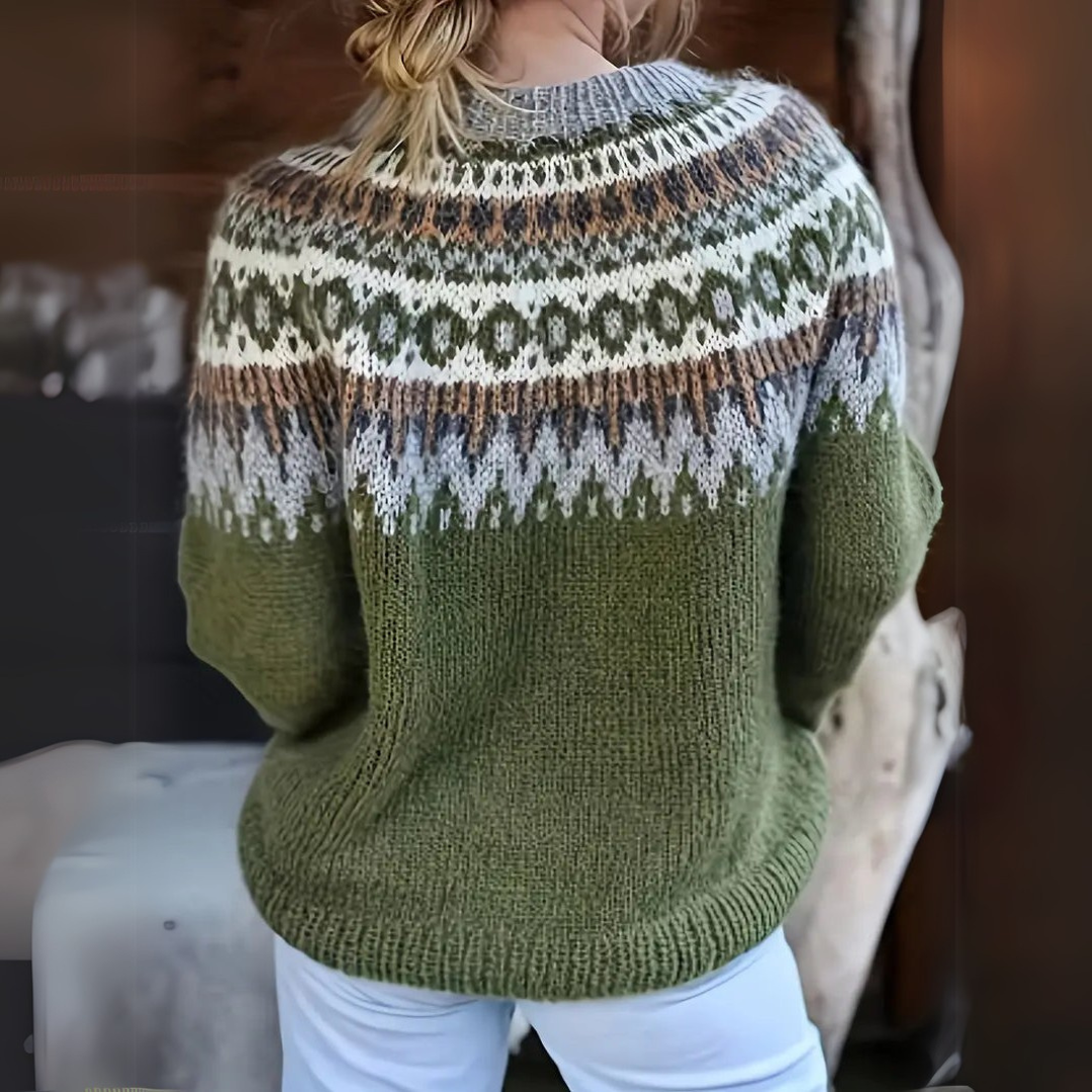 Sophie | Bequemer Eleganter Pullover für Damen mit Rundhalsausschnitt