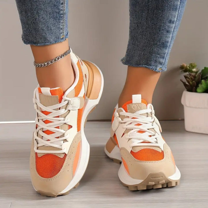 Kathy | Stilvolle orthopädische Turnschuhe für Damen mit flachem Absatz