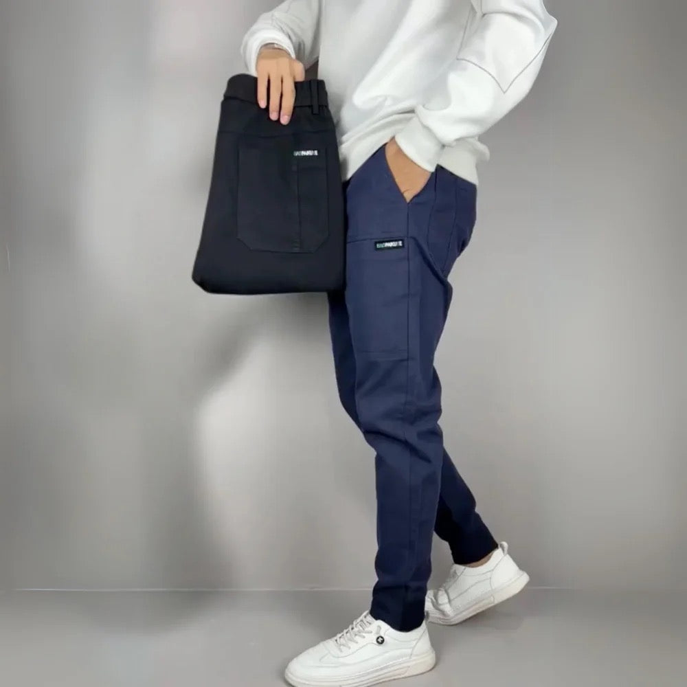 Loris | Hochwertige Stretch Cargo-Hose für Herren mit schmaler Passform