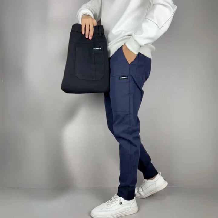 Loris | Hochwertige Stretch Cargo-Hose für Herren mit schmaler Passform
