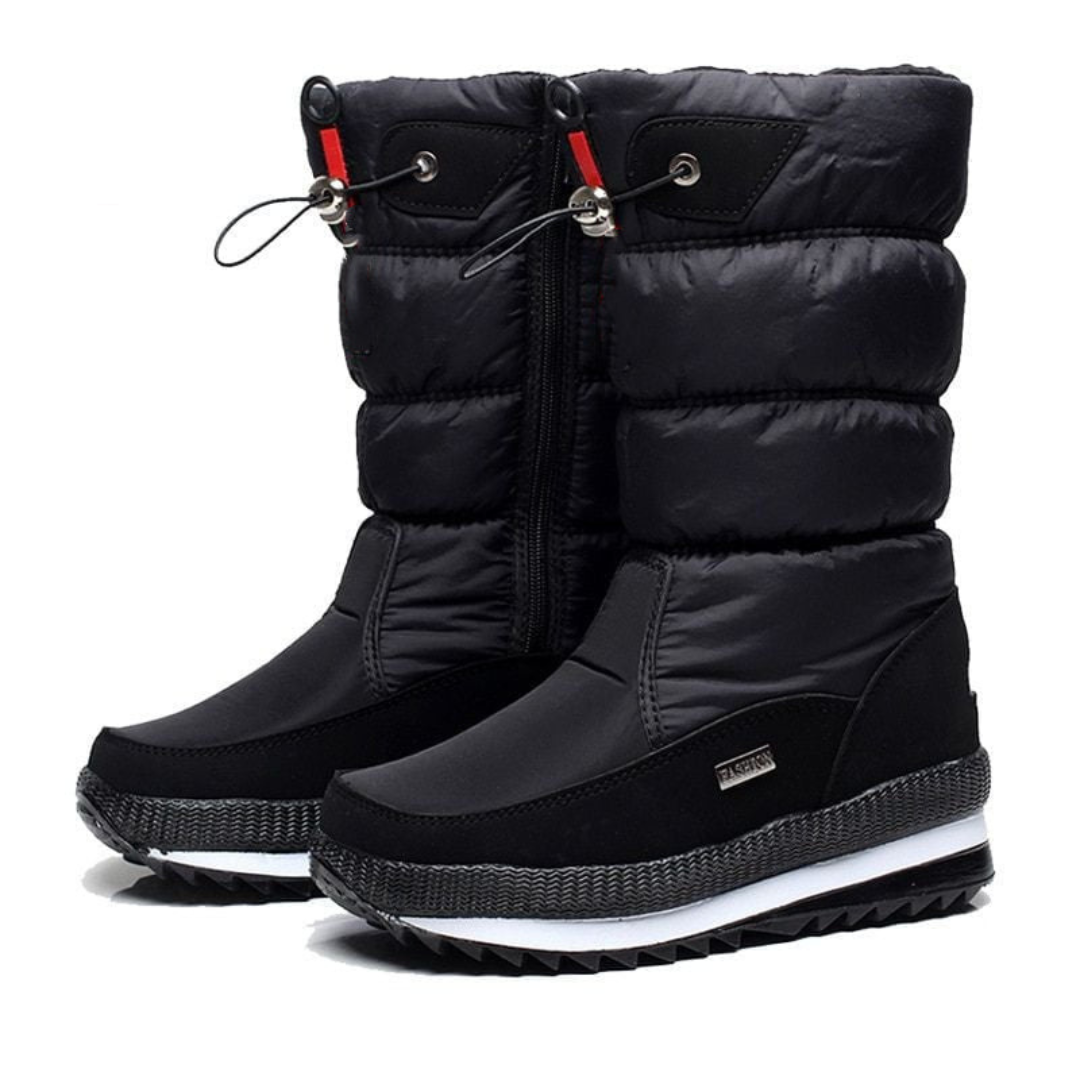 Lara | Rutschfeste und Wasserdichte Schneestiefel aus Kunstfell für Damen