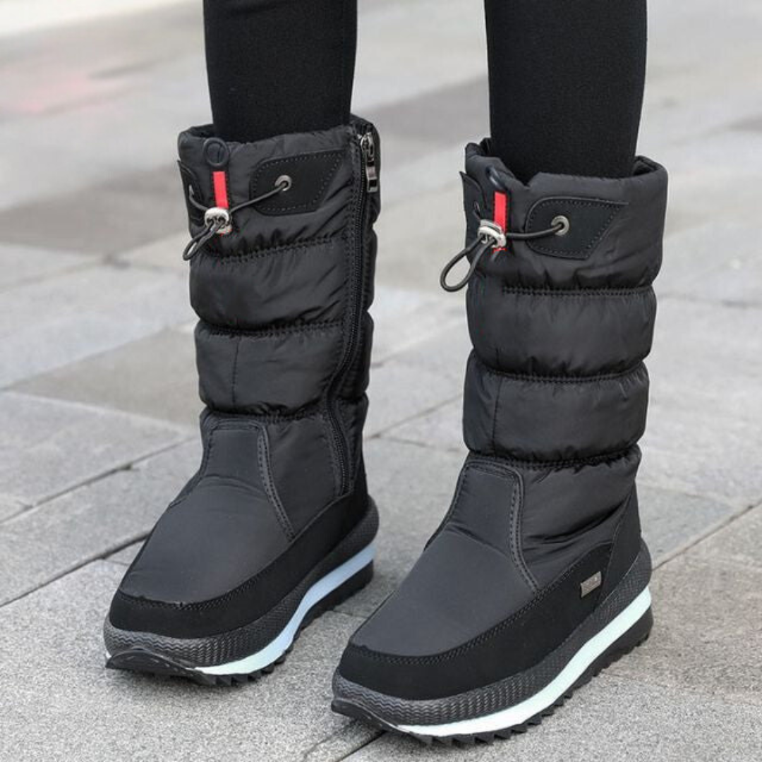 Lara | Rutschfeste und Wasserdichte Schneestiefel aus Kunstfell für Damen