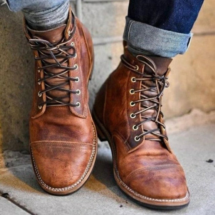 Federico | Premium Stiefel für Herren mit flachem Absatz