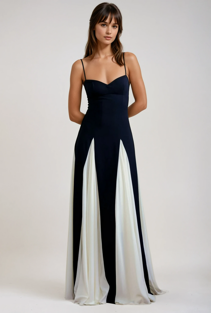 Nina | Damen Ärmelloses Maxikleid