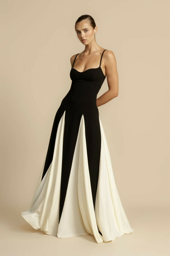 Nina | Damen Ärmelloses Maxikleid