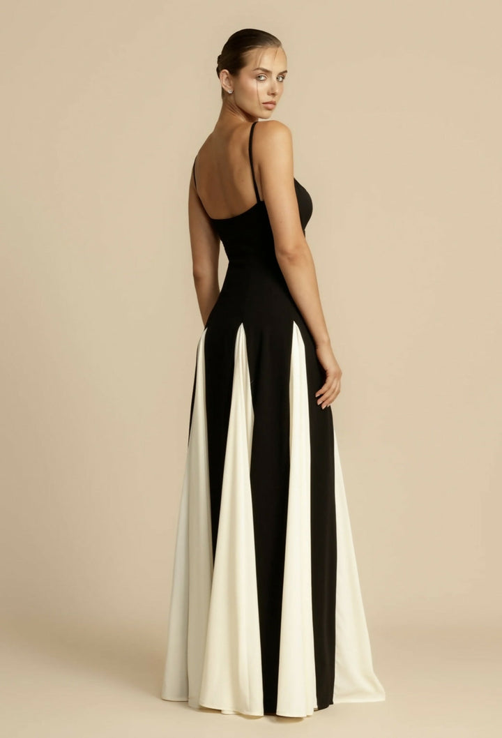 Nina | Damen Ärmelloses Maxikleid