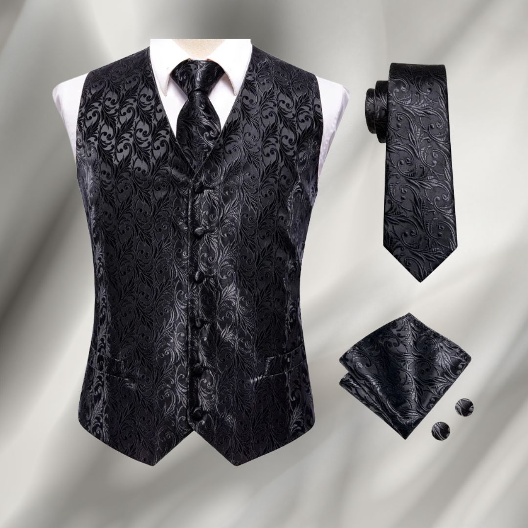 Axel | Vintage West | Stilvolle Ferien Weste für Herren mit langen Ärmeln