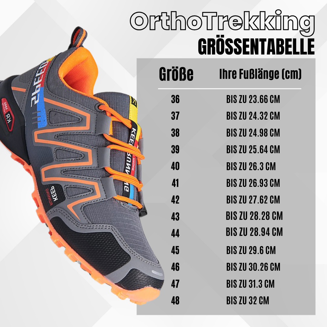 Lorenzo | Ergonomische Schmerzlindernde Trekking und Wanderschuhe für Herren