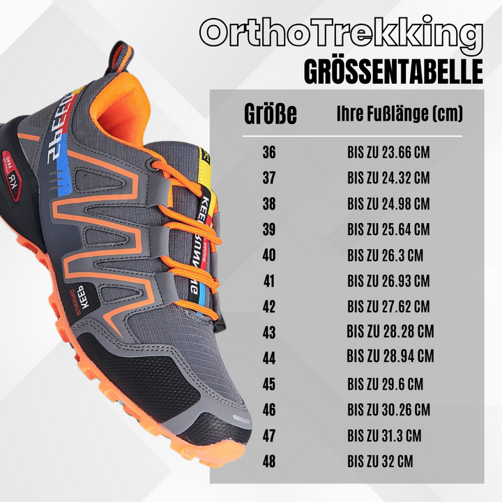 Lorenzo | Ergonomische Schmerzlindernde Trekking und Wanderschuhe für Herren