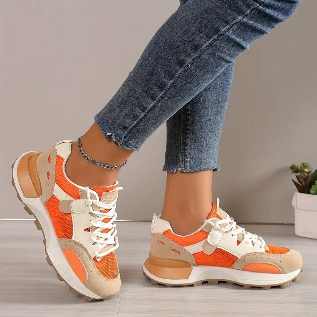 Kathy | Stilvolle orthopädische Turnschuhe für Damen mit flachem Absatz