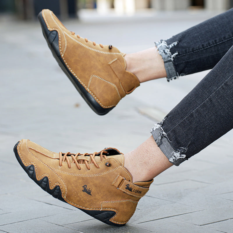 Daniele | Ultra Bequeme Antirutsch Barfußschuhe aus echtem für Herren