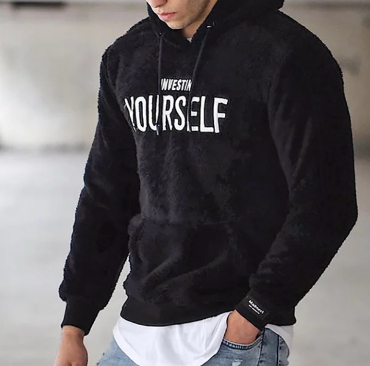 George | Cosy Hoodie für Herren mit Kapuze und langen Ärmeln