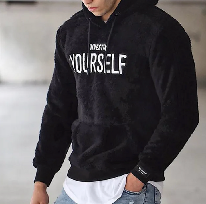 George | Cosy Hoodie für Herren mit Kapuze und langen Ärmeln