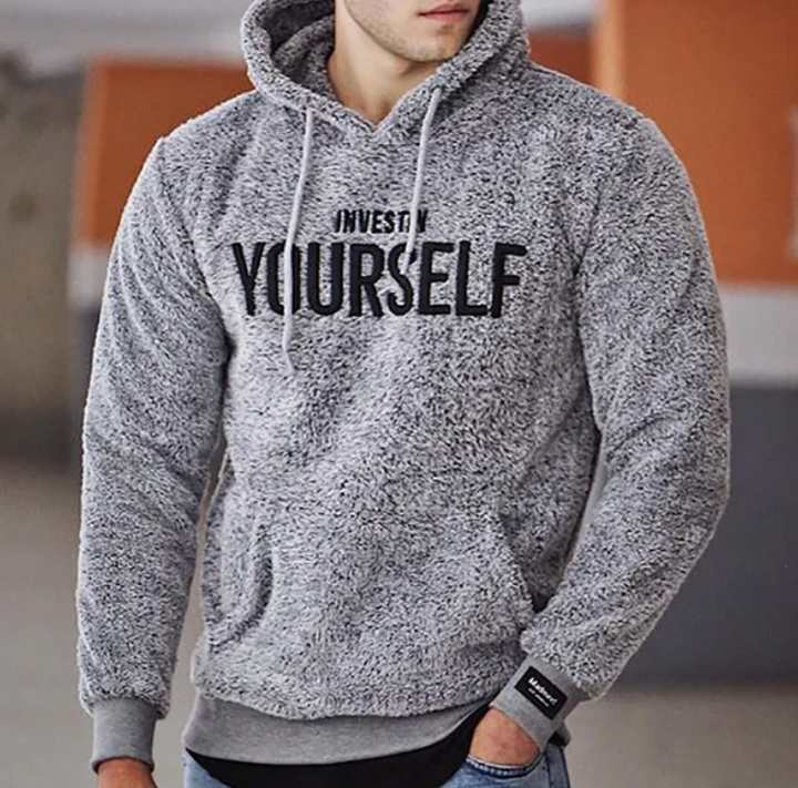 George | Cosy Hoodie für Herren mit Kapuze und langen Ärmeln