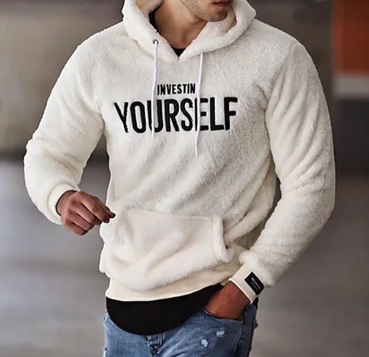 George | Cosy Hoodie für Herren mit Kapuze und langen Ärmeln