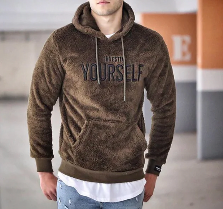 George | Cosy Hoodie für Herren mit Kapuze und langen Ärmeln