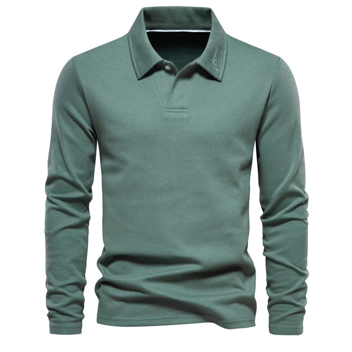 Andrea | Polopullover für Herren mit langen Ärmeln