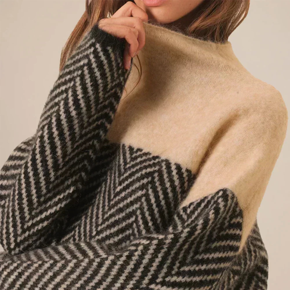 Eleanor | Rollkragenpullover für Damen mit langen Ärmeln
