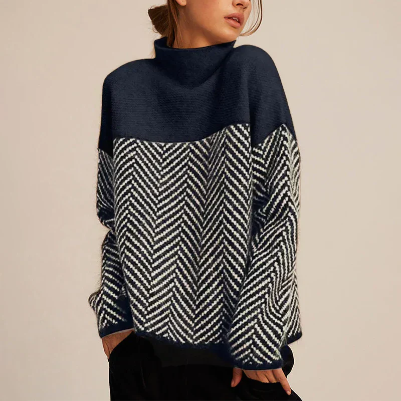 Eleanor | Rollkragenpullover für Damen mit langen Ärmeln