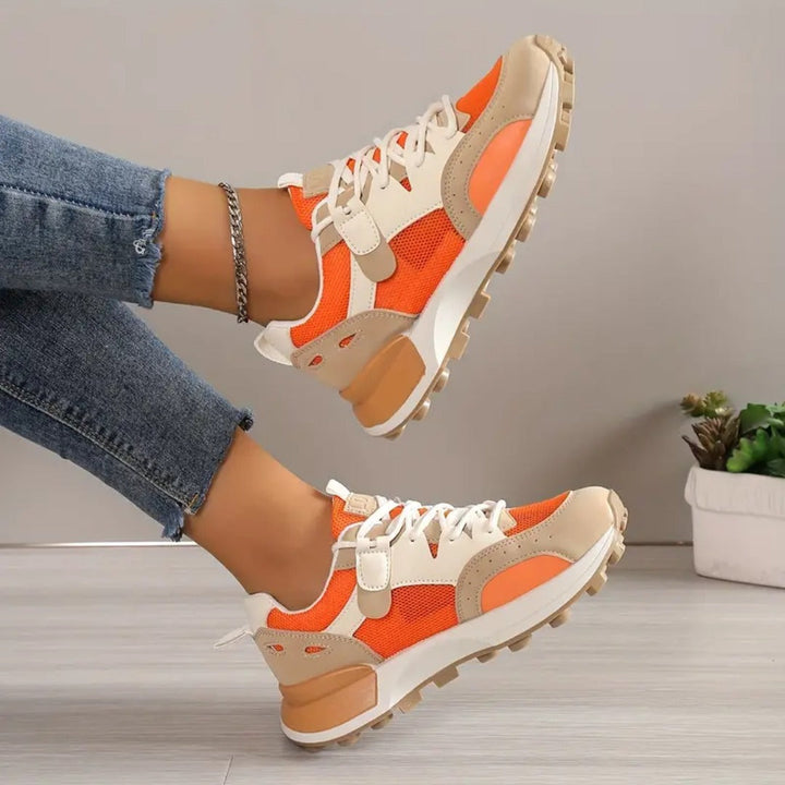Kathy | Stilvolle orthopädische Turnschuhe für Damen mit flachem Absatz