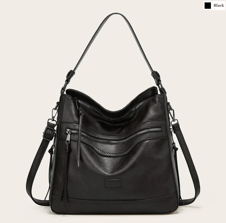 Malbjørg | Elegante Schultertasche für Damen mit wellenförmigem Design