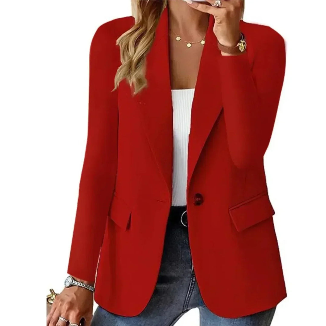 Evie | Premium Blazer für Damen mit V-Ausschnitt und langen Ärmeln
