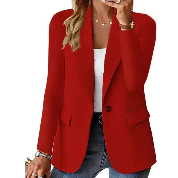 Evie | Premium Blazer für Damen mit V-Ausschnitt und langen Ärmeln