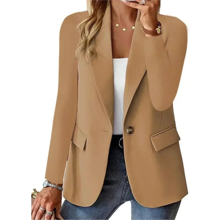 Evie | Premium Blazer für Damen mit V-Ausschnitt und langen Ärmeln