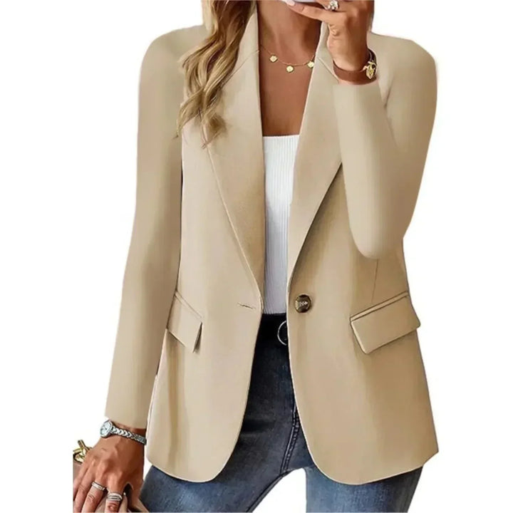 Evie | Premium Blazer für Damen mit V-Ausschnitt und langen Ärmeln