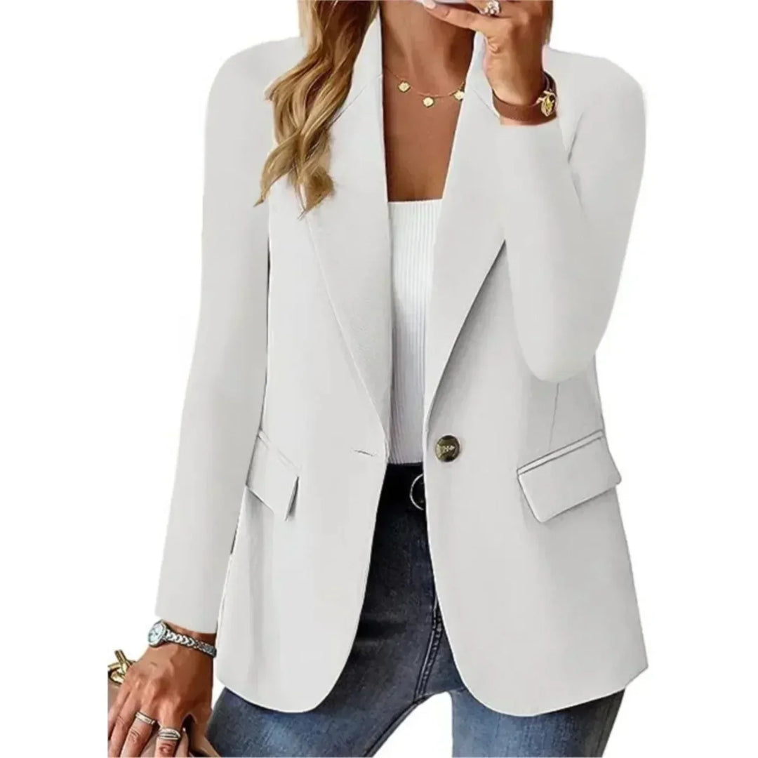 Evie | Premium Blazer für Damen mit V-Ausschnitt und langen Ärmeln
