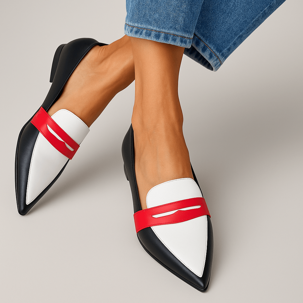 Chiara | Wildleder Slipper für Damen mit Batik-Optik