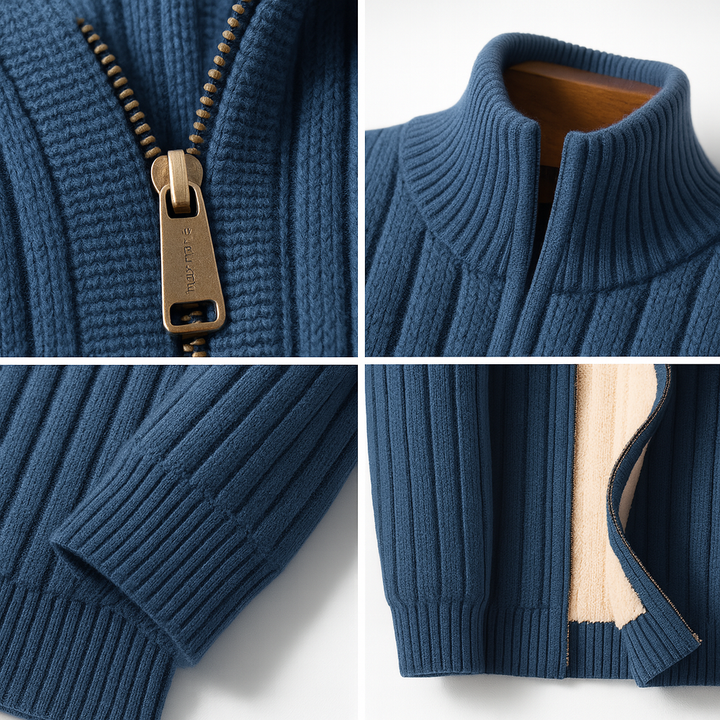 Dumont Lyon | Elegante Klassische Zip-Weste für Herren