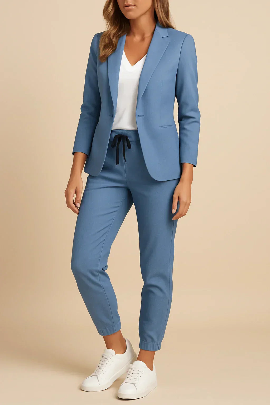 Valentina | Eleganter Damenanzug für Damen mit schmaler Passform und hohem Bund