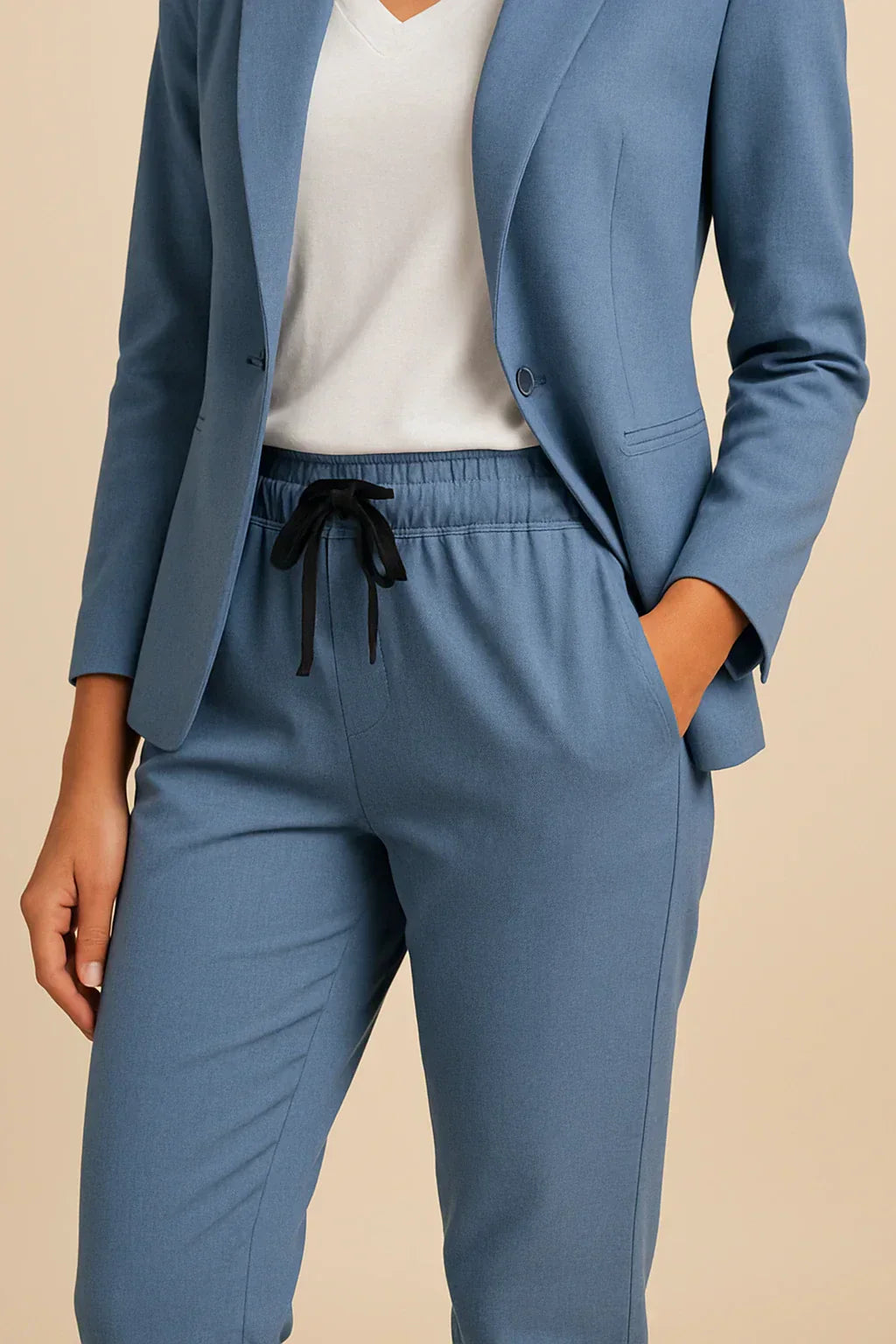 Valentina | Eleganter Damenanzug für Damen mit schmaler Passform und hohem Bund