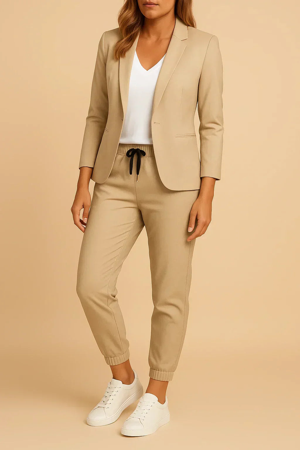 Valentina | Eleganter Damenanzug für Damen mit schmaler Passform und hohem Bund