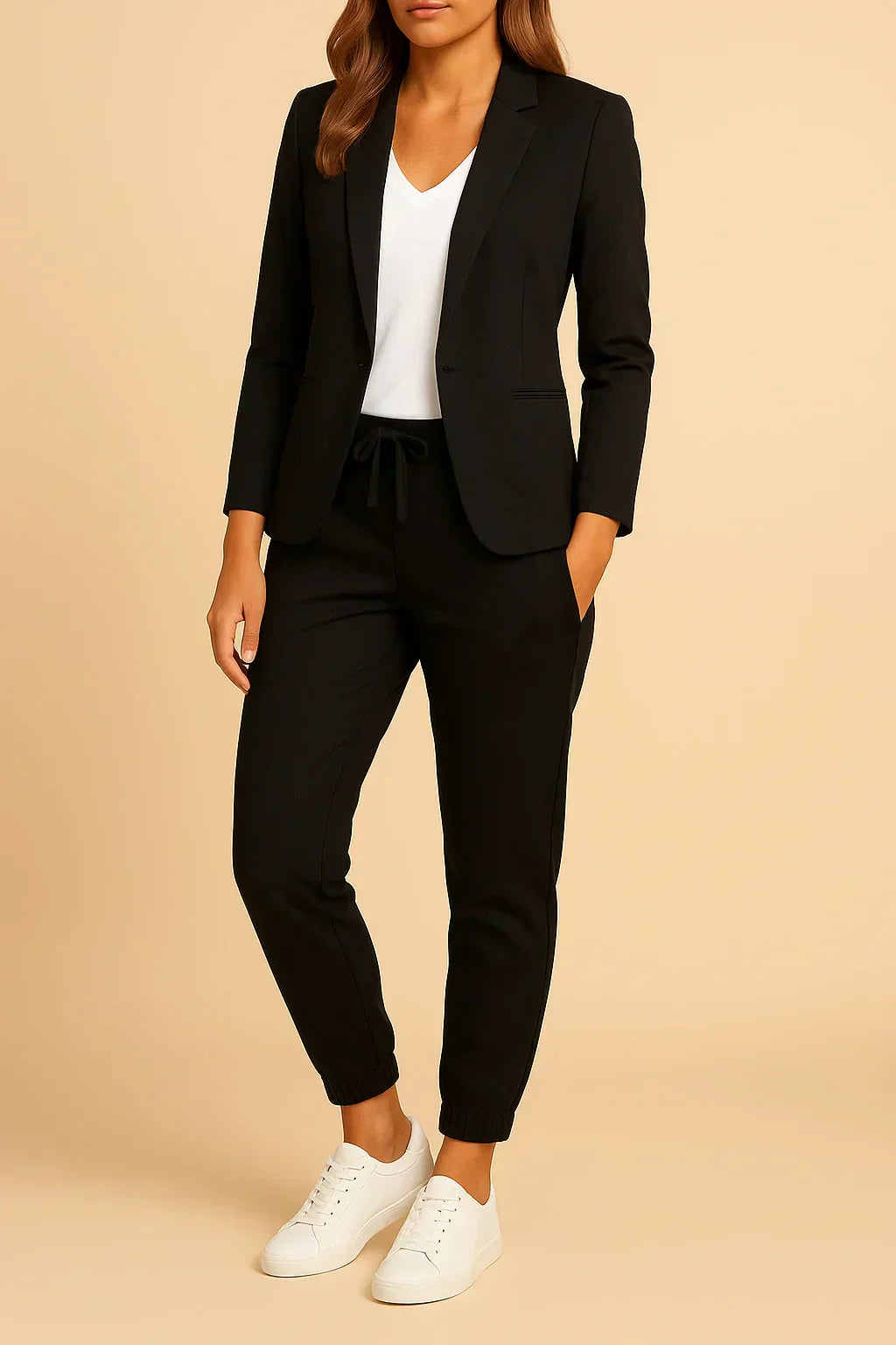 Valentina | Eleganter Damenanzug für Damen mit schmaler Passform und hohem Bund