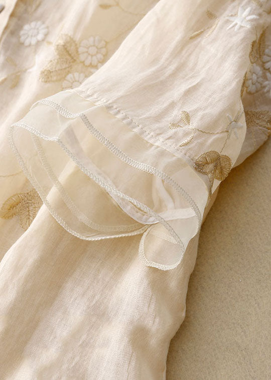 Kourtney | Schicke Bluse mit gestickten Akzenten und Blumenmuster