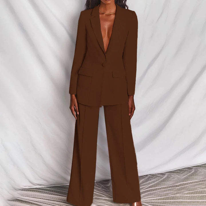 Lucia | Elegantes Set aus Blazer und Hose für Damen mit weiter Passform
