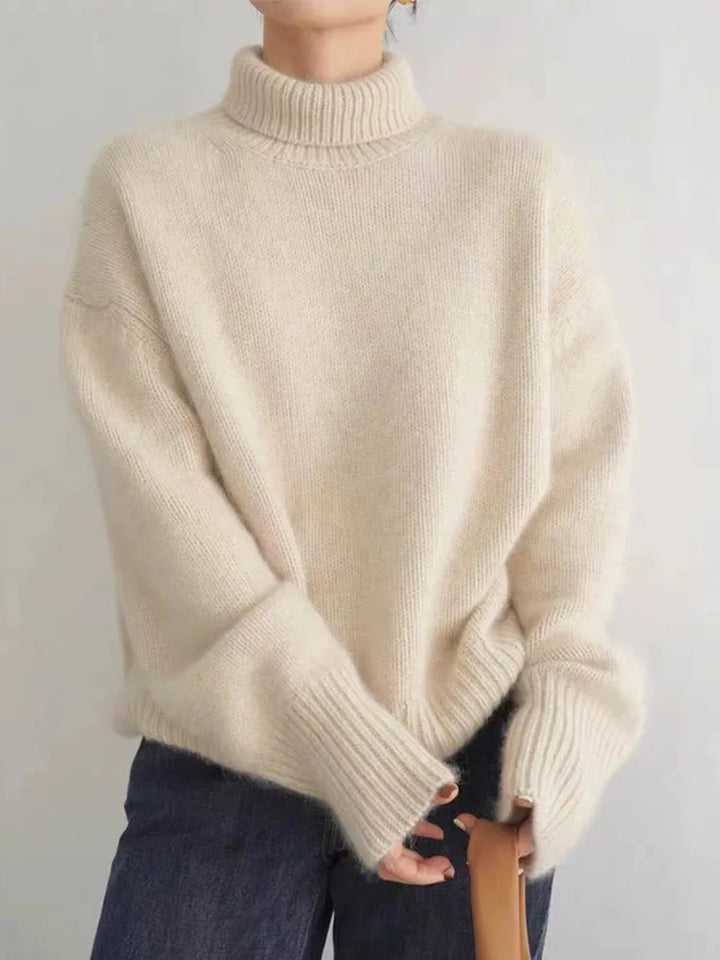 Isabella | Eleganter Rollkragenpullover für Damen mit langen Ärmeln
