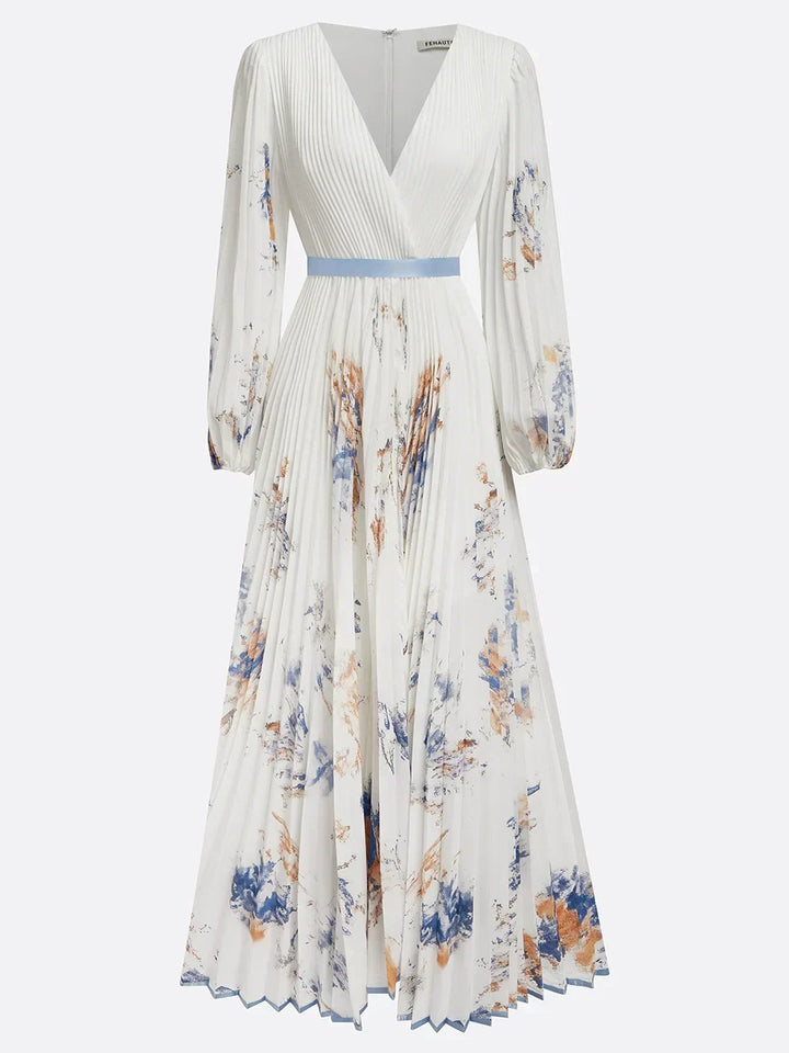 Vicki | Zeitloses Florales Elegantes Midikleid für Damen