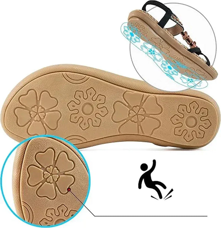 Colella | Elegante Orthopädische Blüten Sandalen für Damen