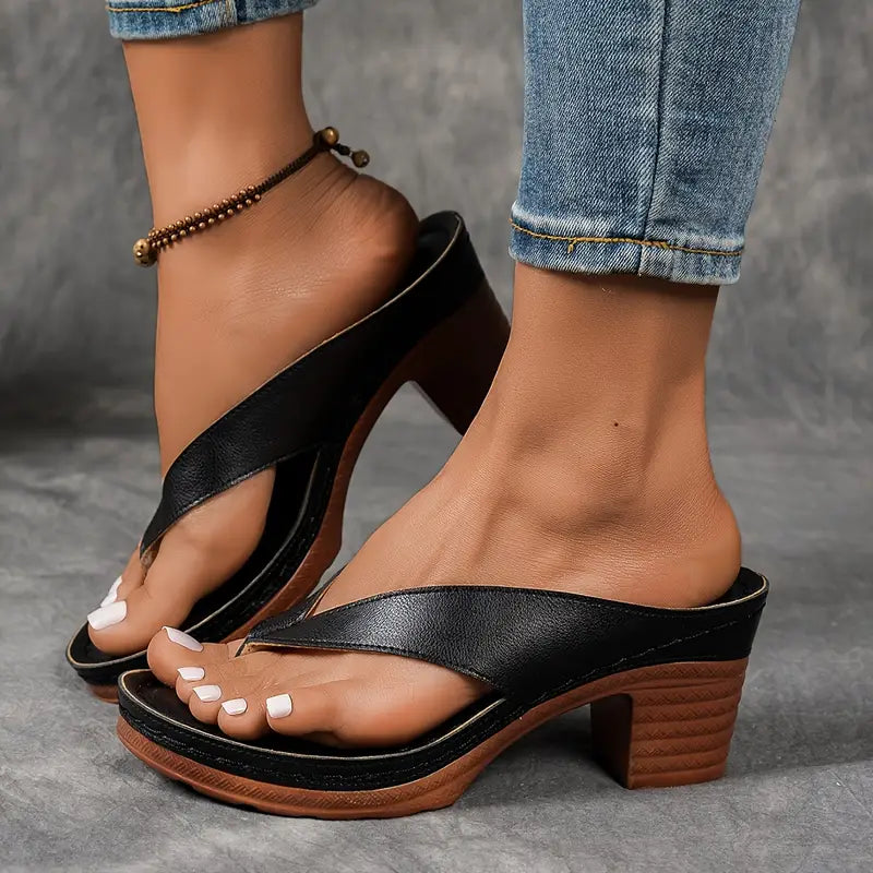 DELACROIX | Schicke Komfortsandalen für Damen mit mittelhohem Absatz