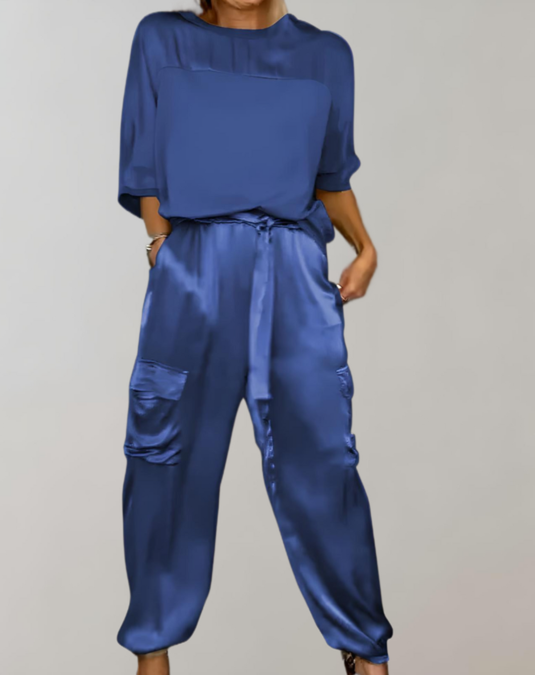 Finley | Seidiges Cargo Lounge Set