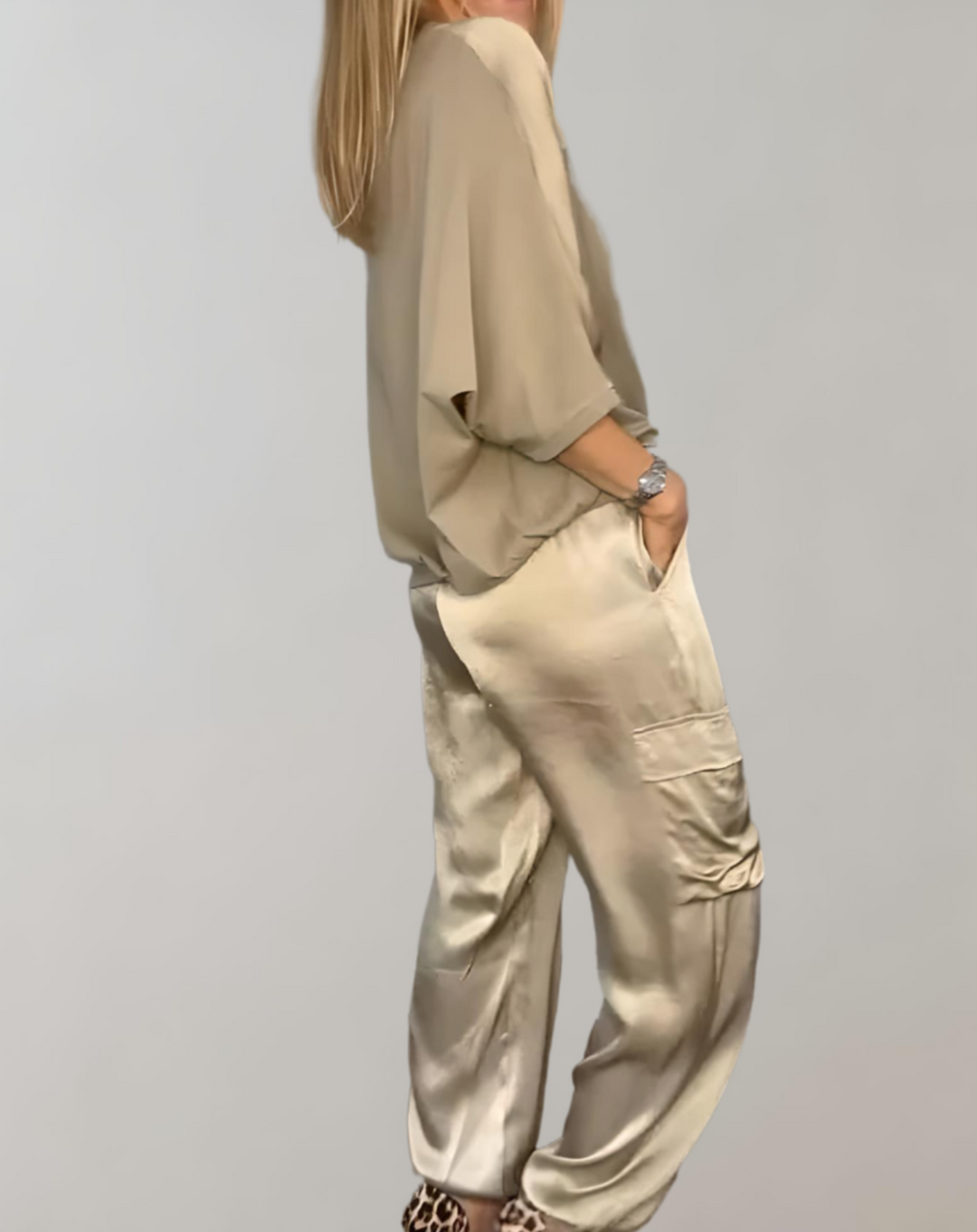 Finley | Seidiges Cargo Lounge Set